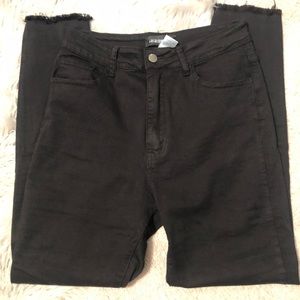 Fashion Nova High Rise Black Jeans